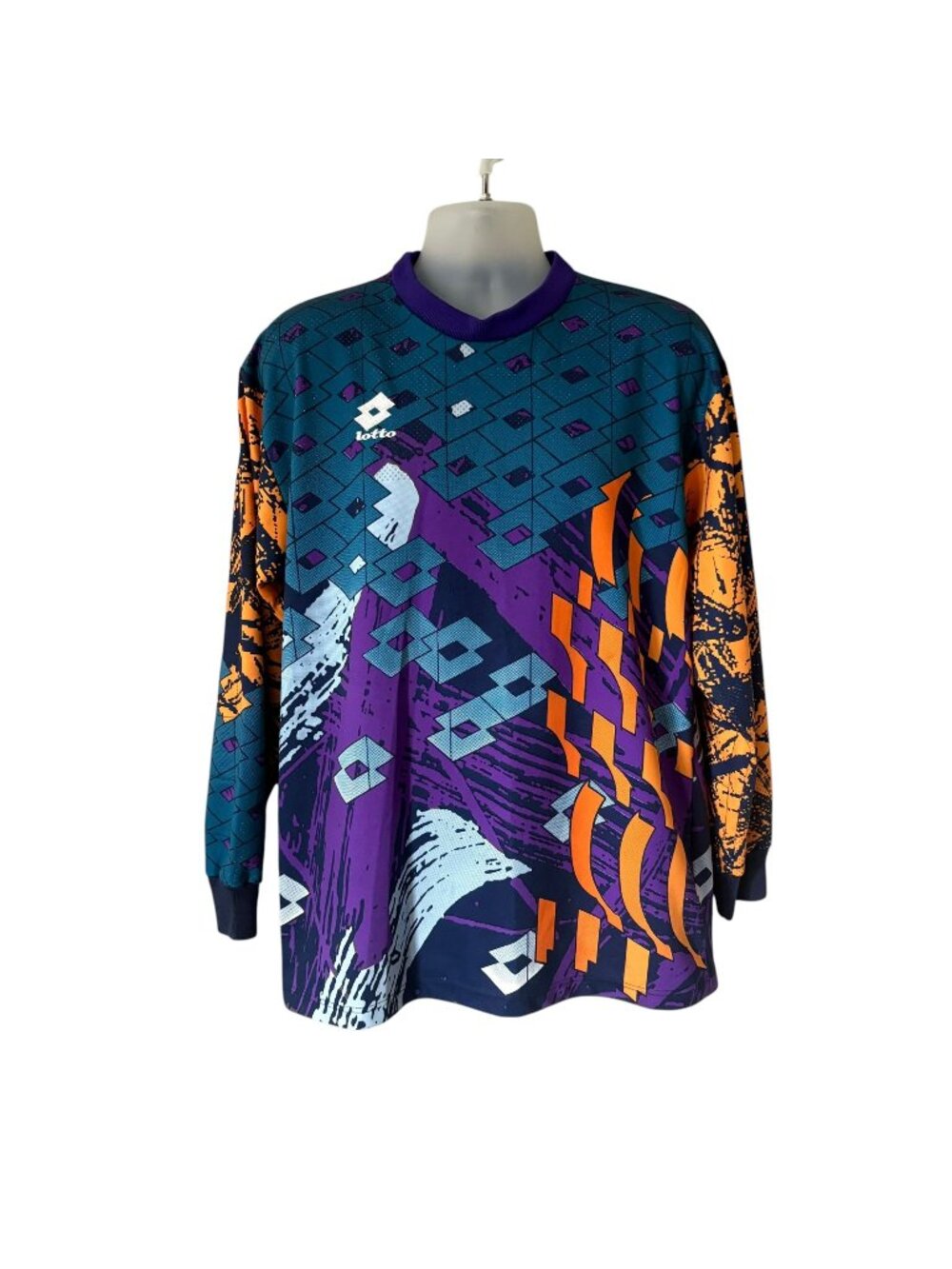Lotto Vintage Template Goalkeeper Soccer Jersey Football Shirt XLARGE